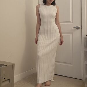 Knitted maxi dress